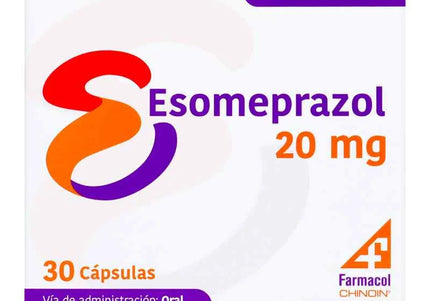 Esomeprazol 20 Mg 30 Capsulas