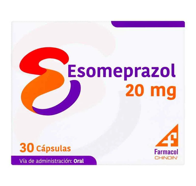 Esomeprazol 20 Mg 30 Capsulas