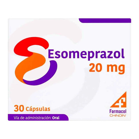 Esomeprazol 20 Mg 30 Capsulas