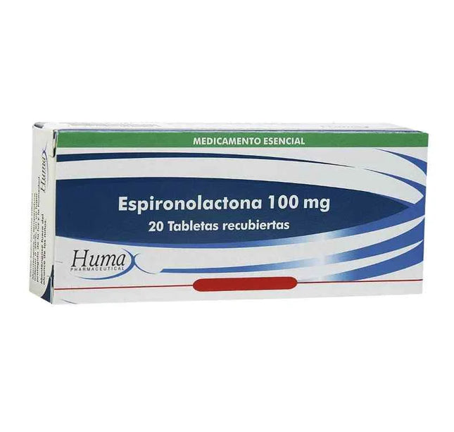 Espironolactona 100 Mg 20 Tabletas Hp