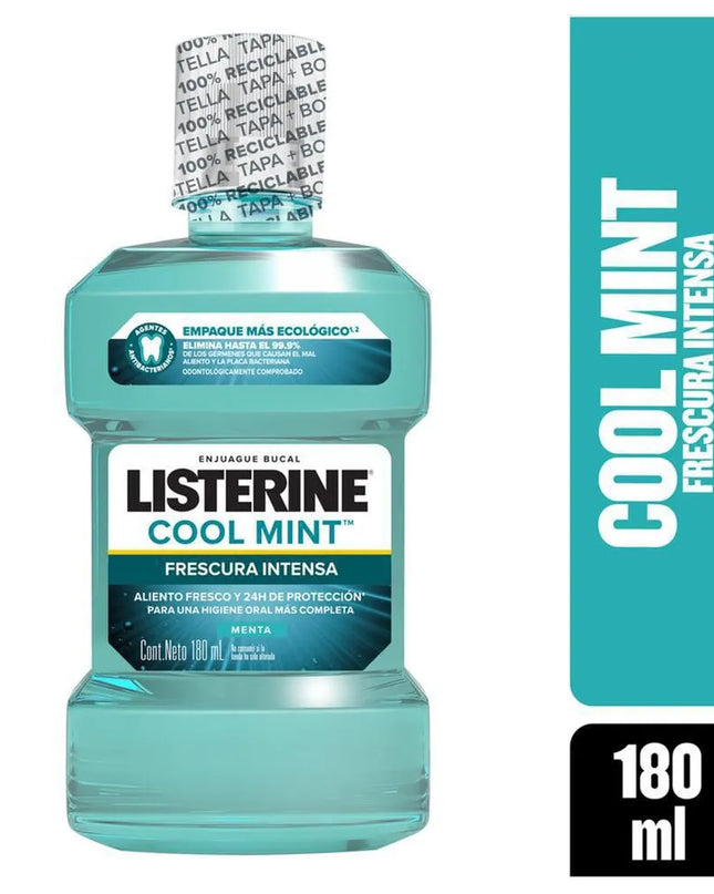 LISTERINE COOL MINT 180 ML