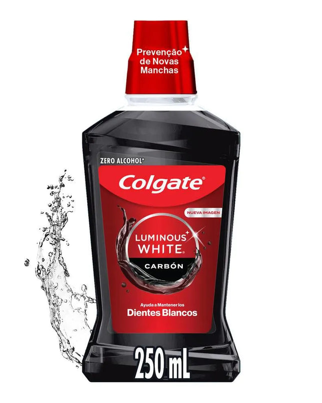 ENJ.COLGATE LUMINOUS WHITE CARBON 250 ML