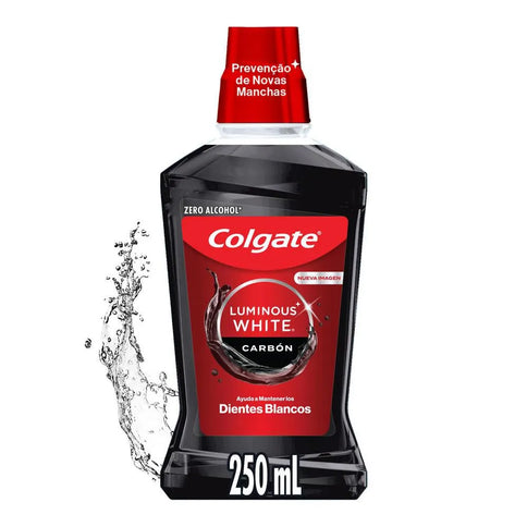 Enjuague Colgate Luminous White Carbon 250 Ml