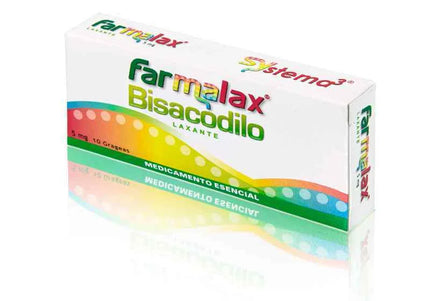 Farmalax Bisacodilo 5 Mg 10 Capsulas