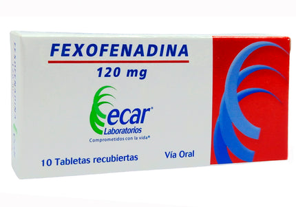 Fexofenadina 120 Mg 10 Tbs Ecar