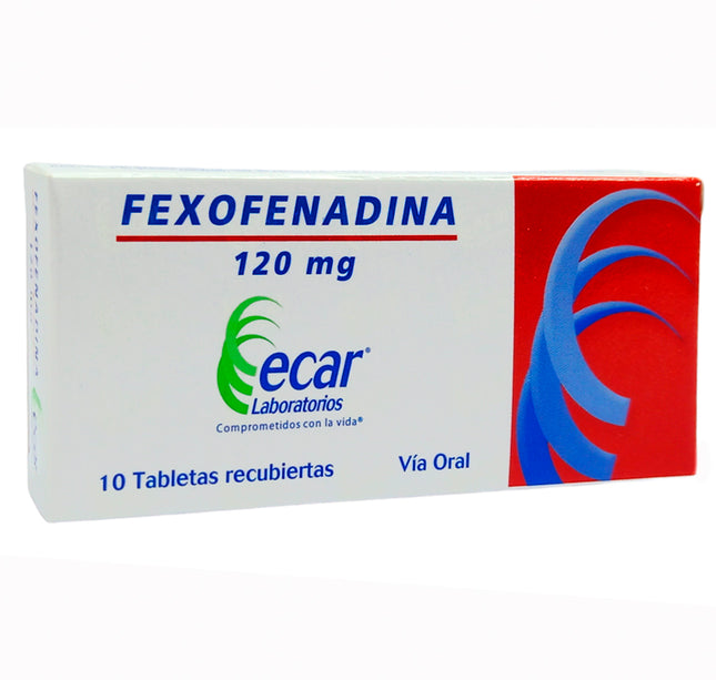 Fexofenadina 120 Mg 10 Tbs Ecar