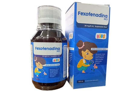 Fexofenadina Hcl 30Mg/5Ml 120 Ml