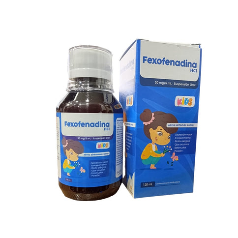 Fexofenadina Hcl 30Mg/5Ml 120 Ml