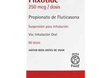 Flixotide Inhalador 250 Mc 60 Dosis