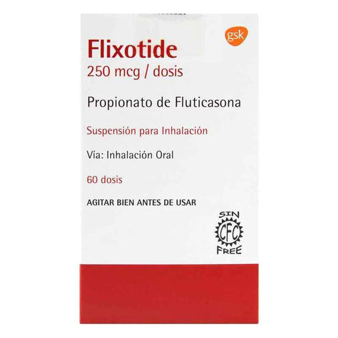 Flixotide Inhalador 250 Mc 60 Dosis