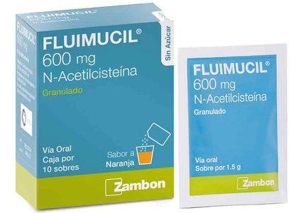 Fluimucil 600 Mg 10 Sobres