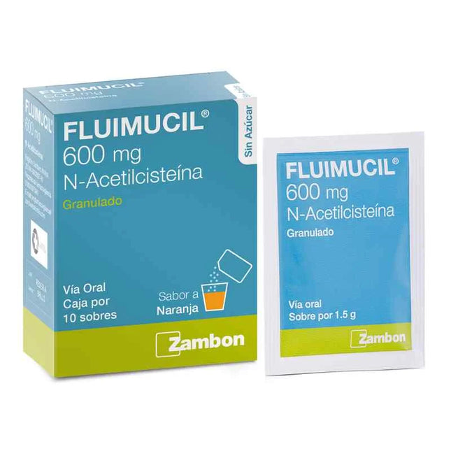 FLUIMUCIL 600 MG 10 SBS
