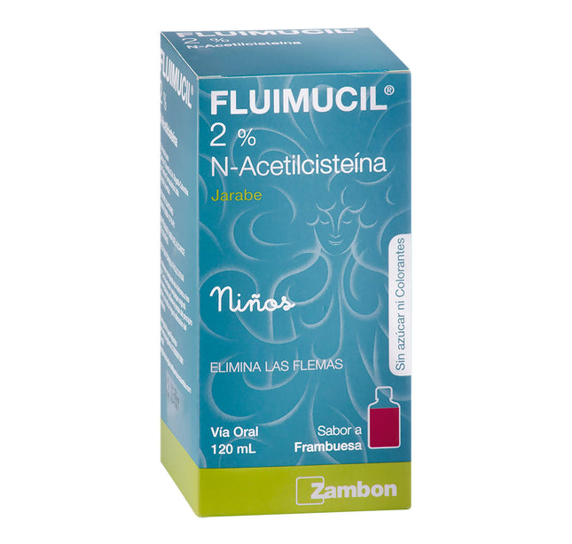 Fluimucil Ninos Jarabe 2% 120 Ml.