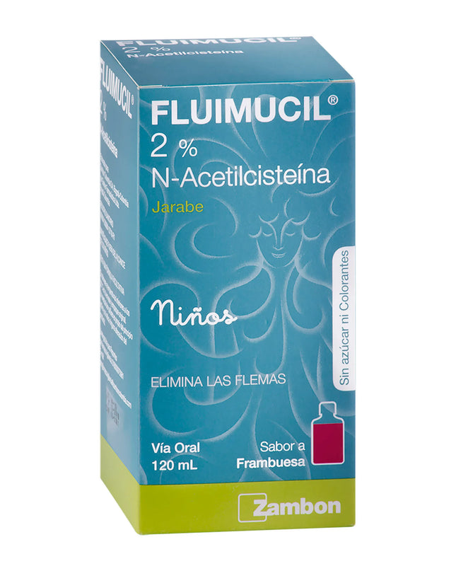FLUIMUCIL NINOS JARABE 2% 120 ML.