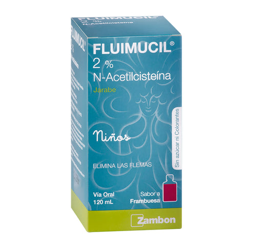 Fluimucil Ninos Jarabe 2% 120 Ml.