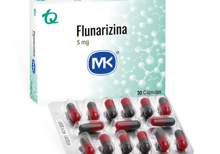 Flunarizina 5 Mg 30 Capsulas Mk