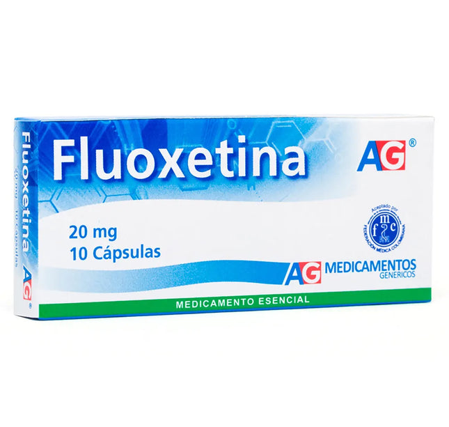 Fluoxetina 20 Mg 10 Capsulas Ag