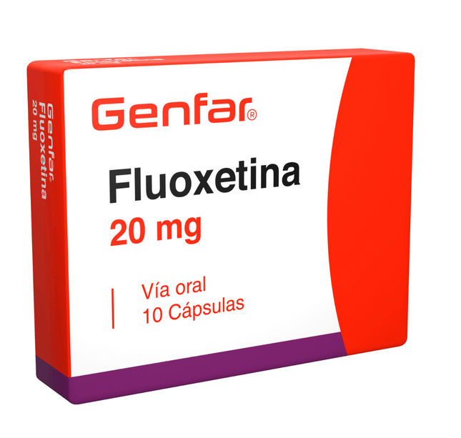Fluoxetina 20 Mg 10 Capsulas Gf