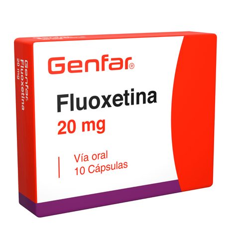 Fluoxetina 20 Mg 10 Capsulas Gf