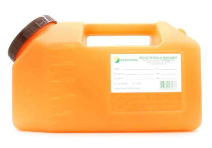 Frasco Orina Recolector 24 Horas Ambar Invefarma