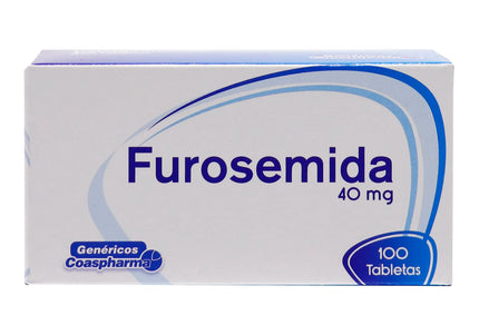 Furosemida 40 Mg 100 Tabletas Coa