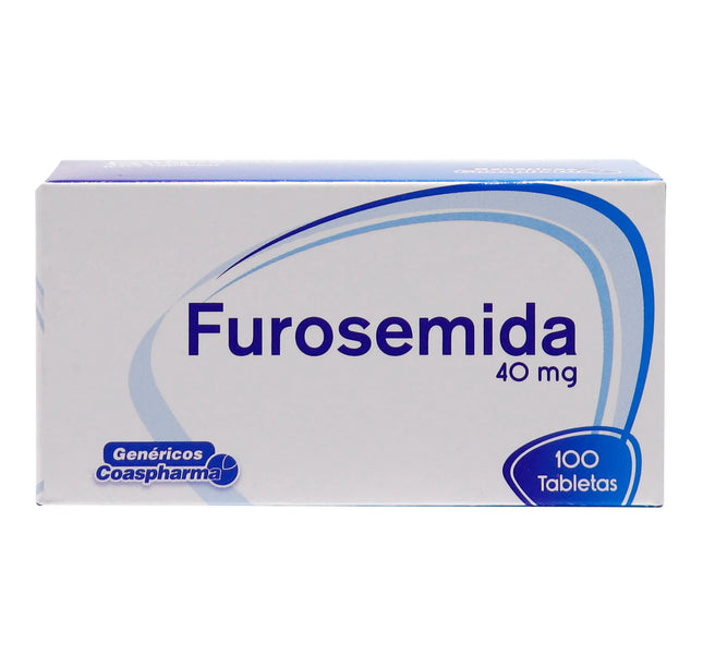 Furosemida 40 Mg 100 Tabletas Coa