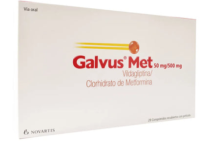 Galvus Met 50/1000 Mg 28 Comprimidos