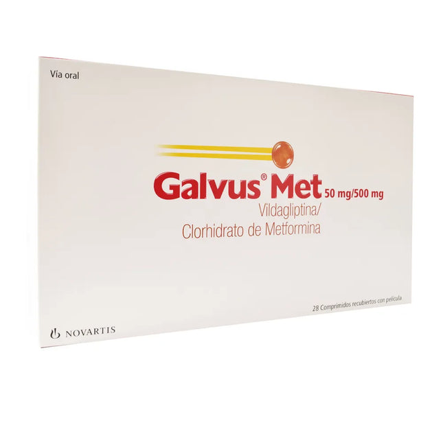 Galvus Met 50/1000 Mg 28 Comprimidos