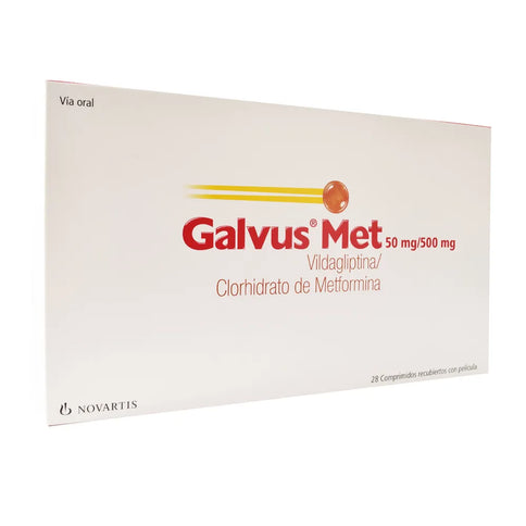 Galvus Met 50/1000 Mg 28 Comprimidos