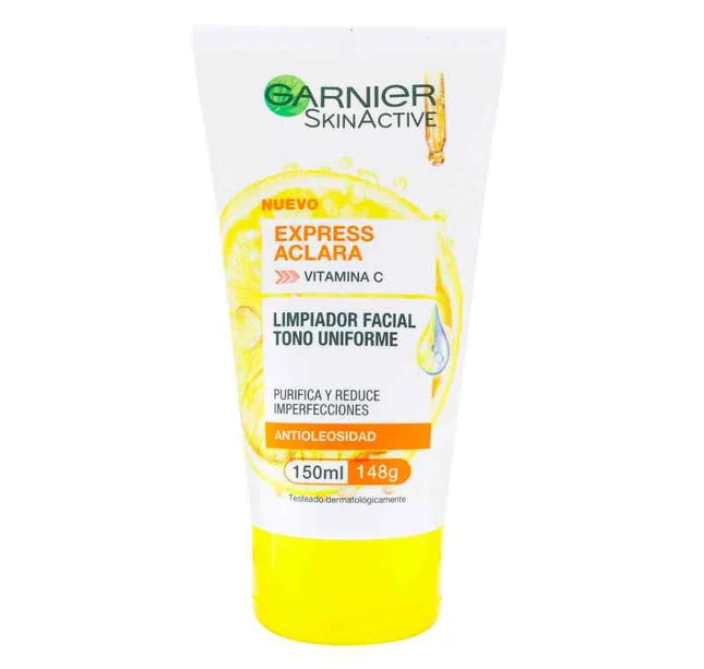 Garnier Gel Limpiador Facial Aclara 150Ml