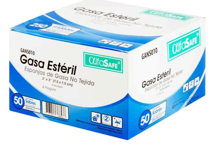 Gasa Alfa Esteril No Tejida 3X3 50 Sbs X 2 Und