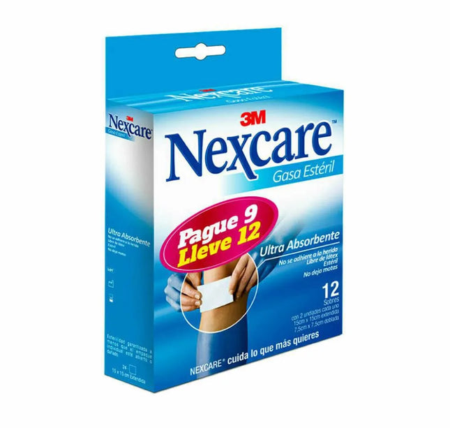 Gasa Nexcare 3M Pague 9 Lleve 12