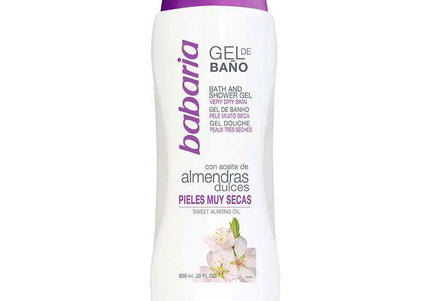 Gel Babaria Bano Aceite Almendra 600 Ml