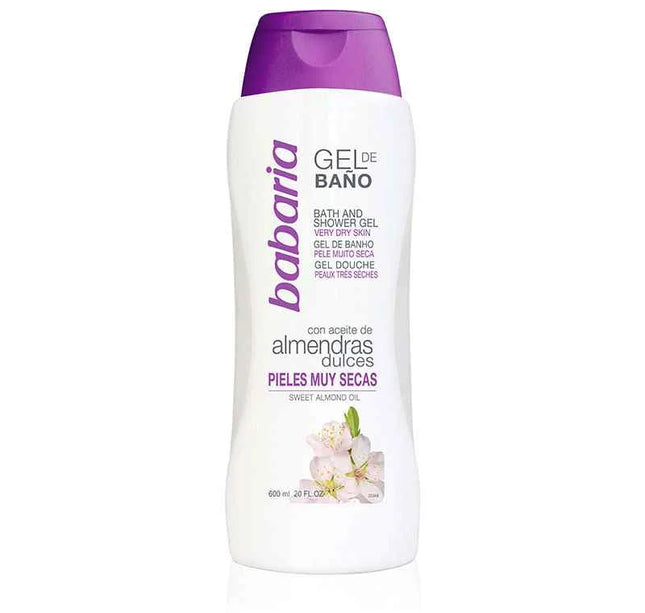Gel Babaria Bano Aceite Almendra 600 Ml