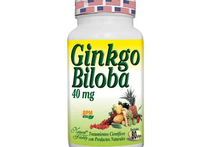 Ginkgo Biloba 40 Mg 80 Tabletas Nf
