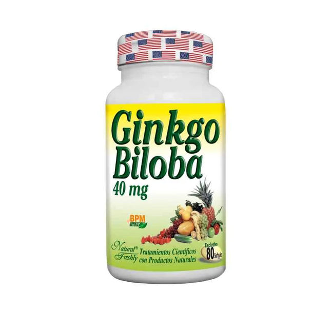 Ginkgo Biloba 40 Mg 80 Tabletas Nf