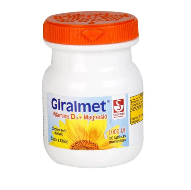 Giralmet Vitamina D 1000 Ui 30 Tbs
