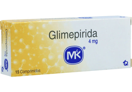 Glimepirida 4 Mg 15 Tabletas Mk