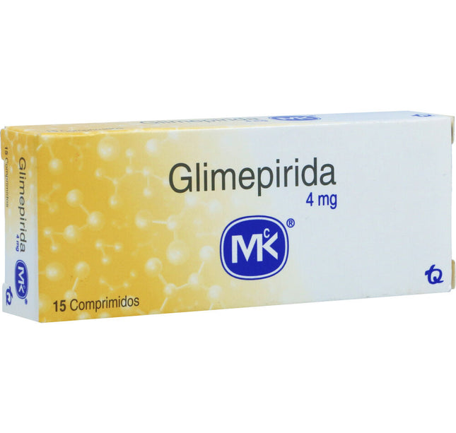 Glimepirida 4 Mg 15 Tabletas Mk