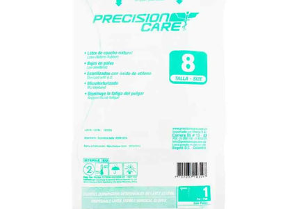 Guante Esteril Precision Eterna 8