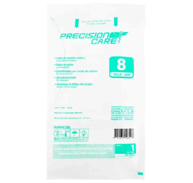 Guante Esteril Precision Eterna 8