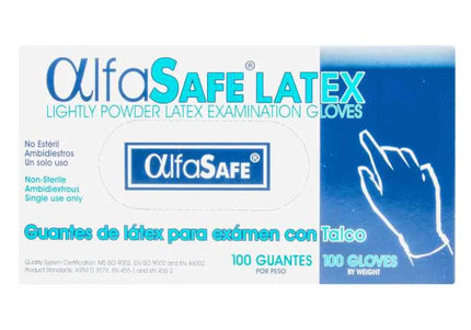 Guante Examen Alfa Latex 100 Und S