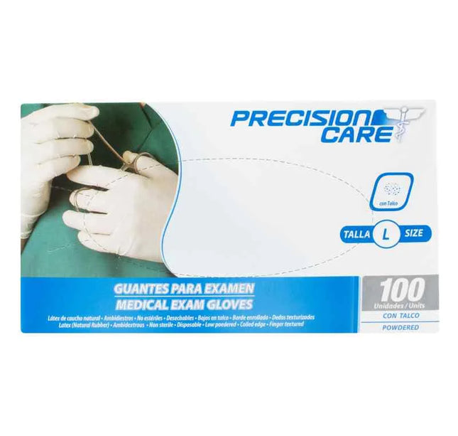 Guante Desechable Precision Latex 100 Und L