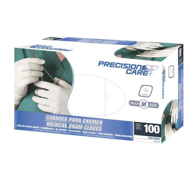 Guante Desechable Precisión Latex 100 Und