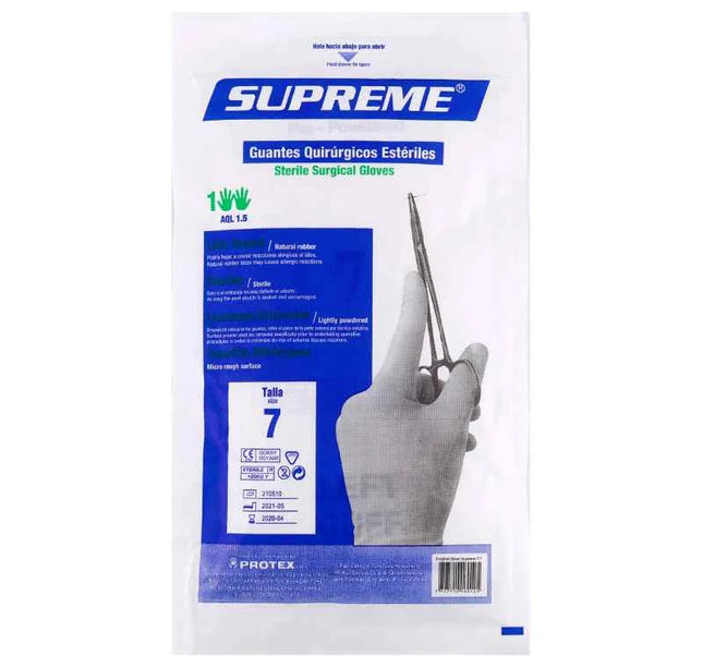 Guantes Quirurgicos Esteril Supreme T 7