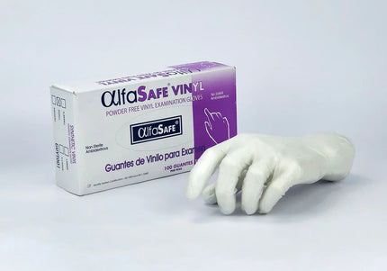 Guante Examen Vinilo Alfa Talla S 100 Und