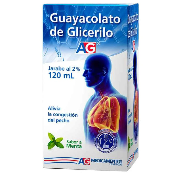 Guayacolato De Glicerilo 120 Ml Ag