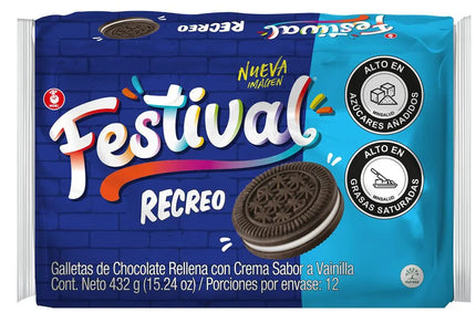 Galleta Festival Recreo 12 Unidades