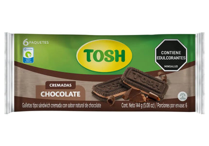 Galletas Tosh Chocolate 6 Und