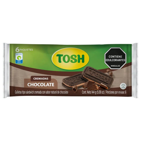 Galletas Tosh Chocolate 6 Und